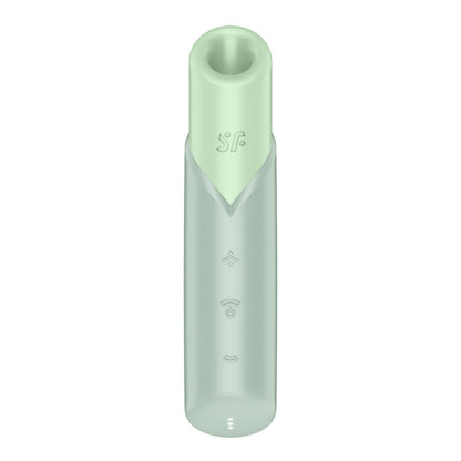 Satisfyer Naughty Kiss - Mint Green USB Rechargeable Air Pulse Stimulator Satisfyer