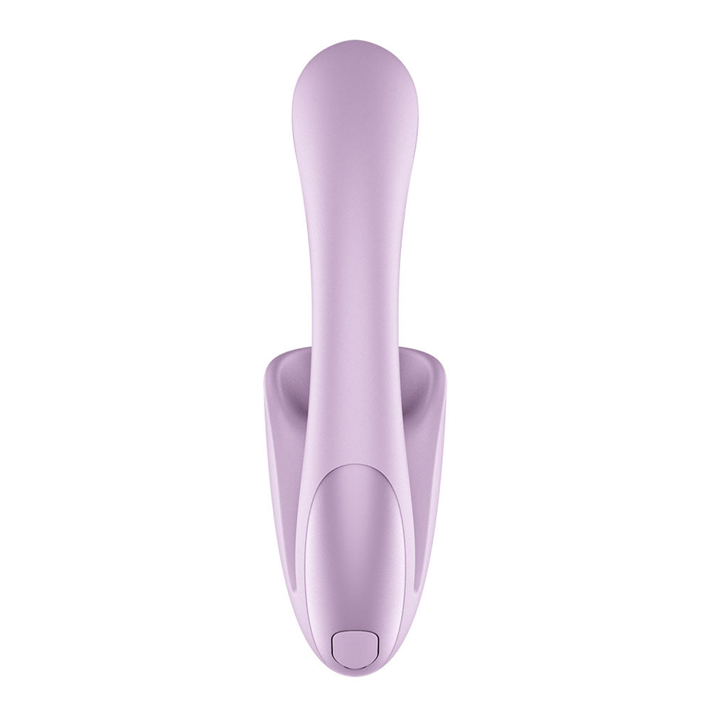 Satisfyer Tongue Expert - Violet 18 cm USB Rechargeable Vibrator with Flicking Clit Stimulator Satisfyer