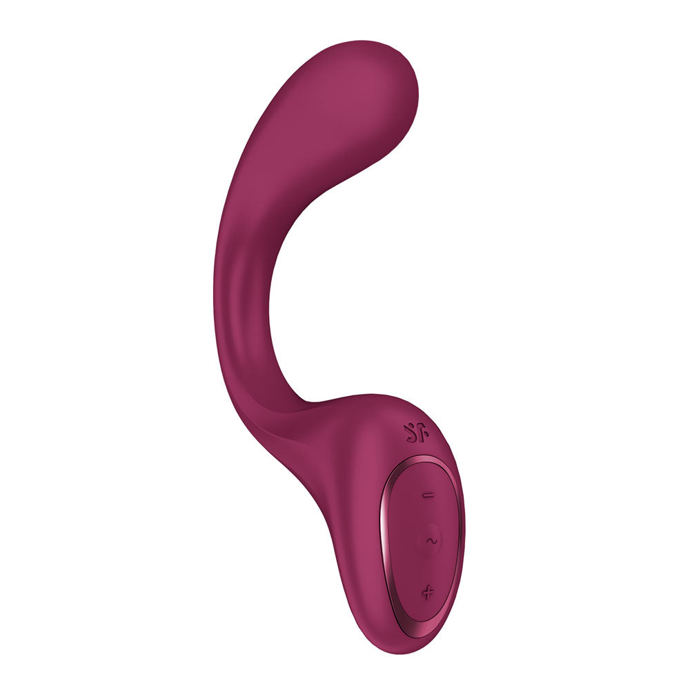 Satisfyer G For Goddess 2 - Wine Red - Wine Red 18.8 cm USB Rechargeable Vibrator with Clit Stim Satisfyer