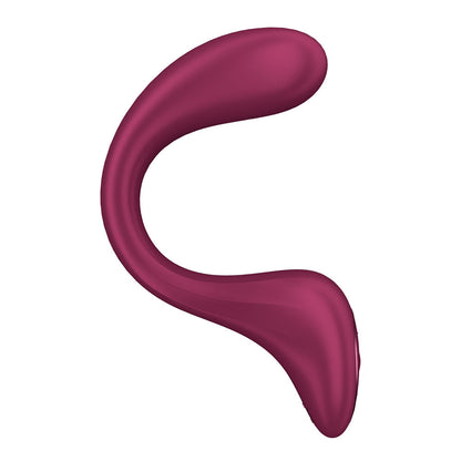 Satisfyer G For Goddess 2 - Wine Red - Wine Red 18.8 cm USB Rechargeable Vibrator with Clit Stim Satisfyer