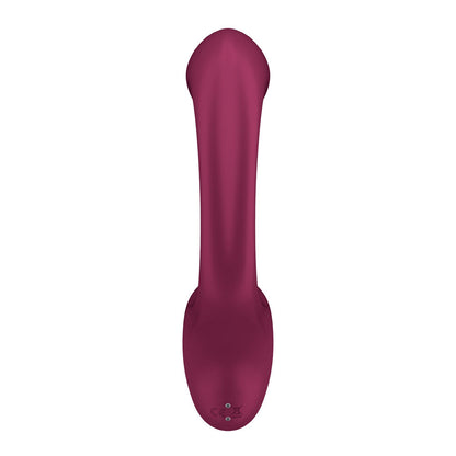 Satisfyer G For Goddess 2 - Wine Red - Wine Red 18.8 cm USB Rechargeable Vibrator with Clit Stim Satisfyer