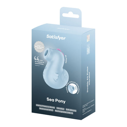 Satisfyer Sea Pony - Baby Blue USB-C Rechargeable Air Pulse Stimulator Satisfyer