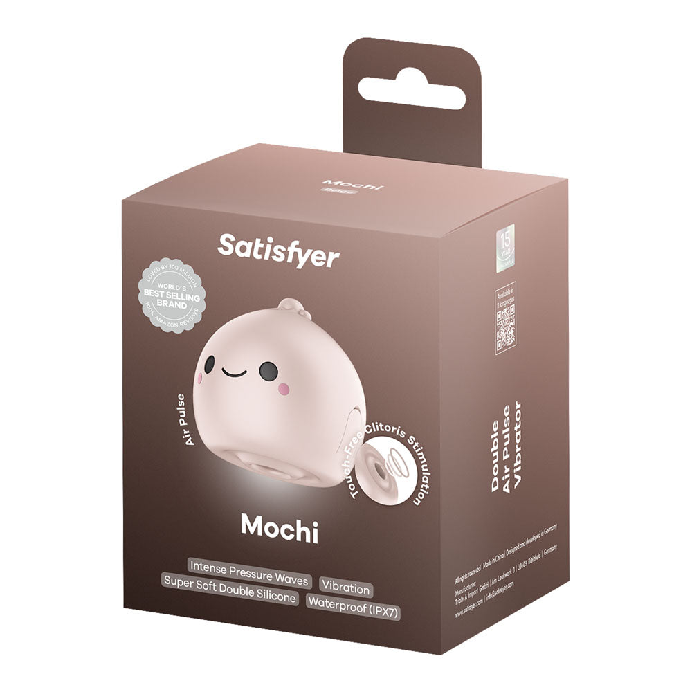 Satisfyer Mochi - Beige - Beige USB Rechargeable Air Pulse Stimulator Satisfyer