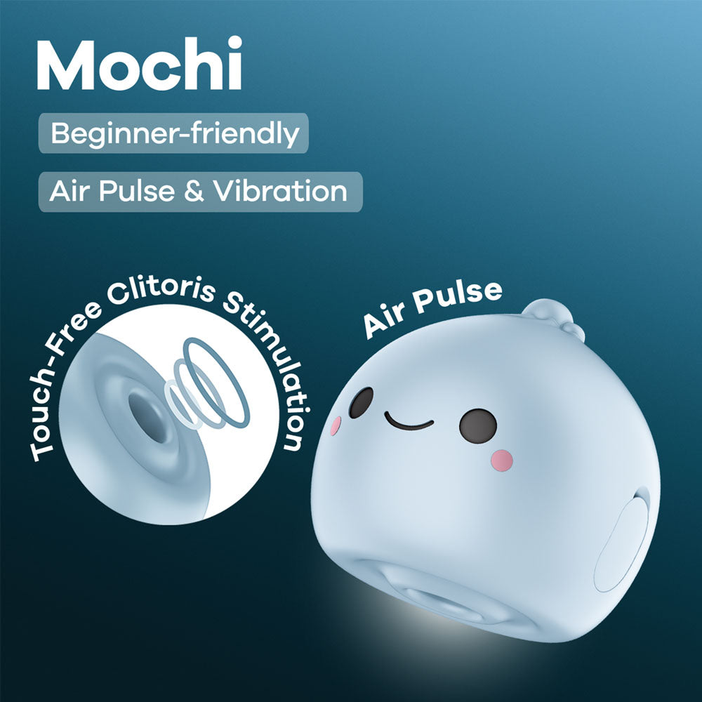 Satisfyer Mochi - Frost Blue - Frost Blue USB Rechargeable Air Pulse Stimulator Satisfyer