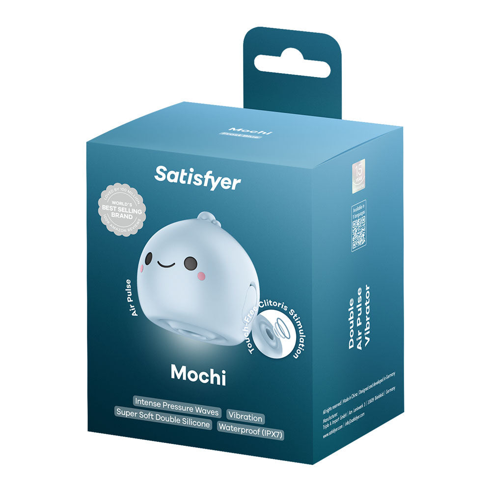 Satisfyer Mochi - Frost Blue - Frost Blue USB Rechargeable Air Pulse Stimulator Satisfyer