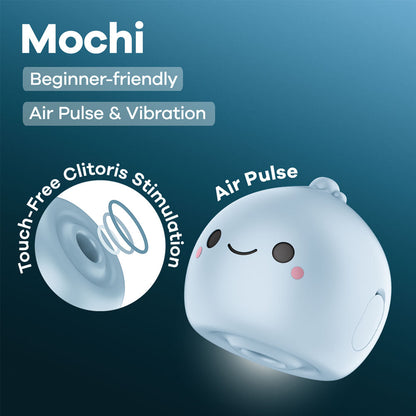 Satisfyer Mochi - Frost Blue - Frost Blue USB Rechargeable Air Pulse Stimulator Satisfyer