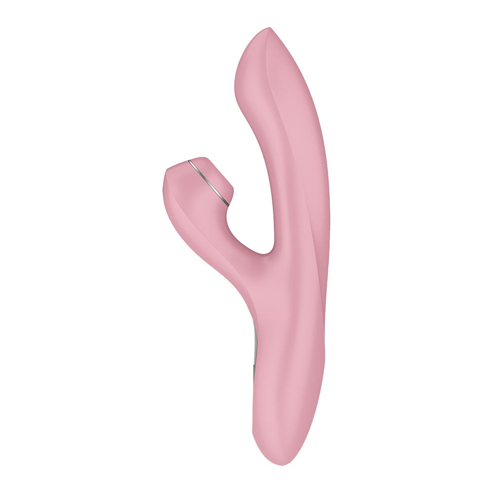 Satisfyer Pro + G-Spot - Pink - Rose Pink 22 cm USB-C Rechargeable Rabbit Vibrator with Touch-Free Clitoral Stimulator Satisfyer