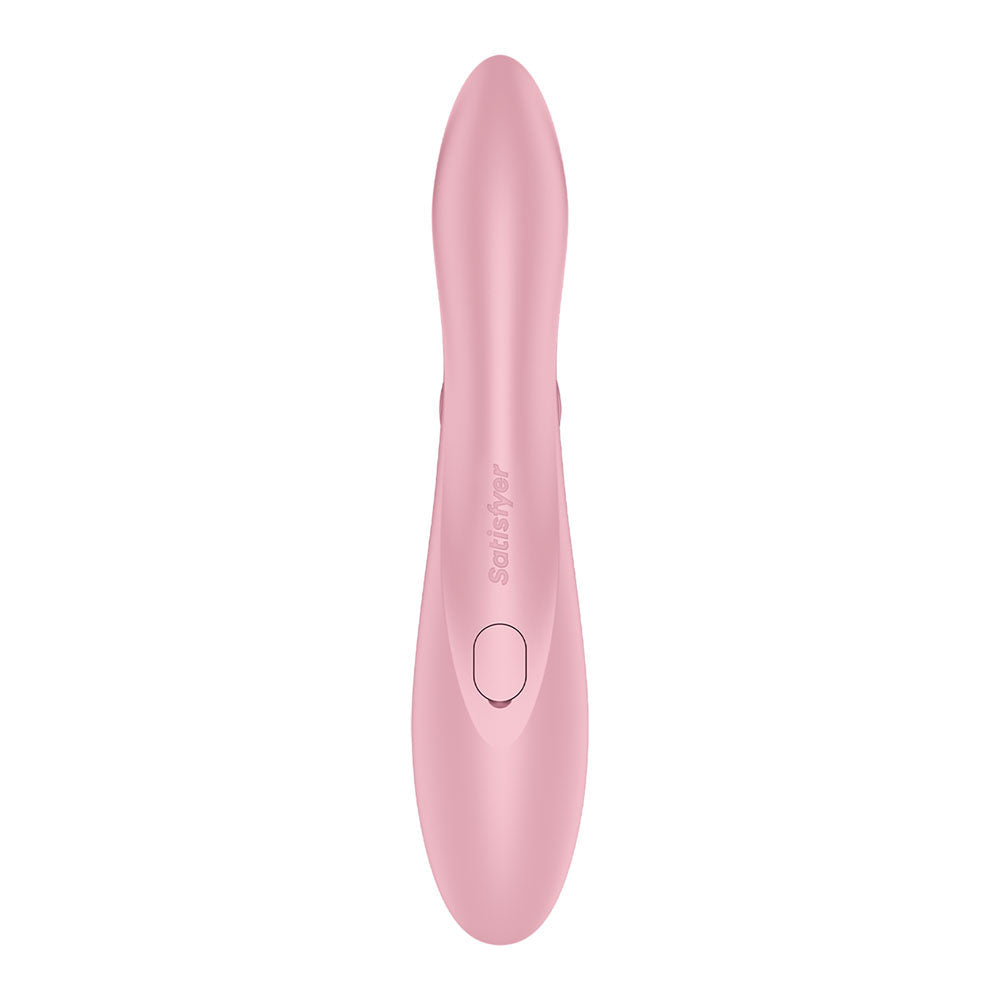 Satisfyer Pro + G-Spot - Pink - Rose Pink 22 cm USB-C Rechargeable Rabbit Vibrator with Touch-Free Clitoral Stimulator Satisfyer