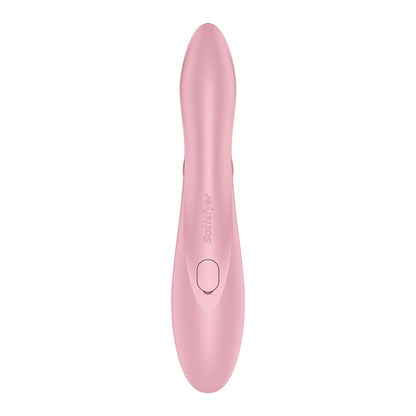 Satisfyer Pro + G-Spot - Pink - Rose Pink 22 cm USB-C Rechargeable Rabbit Vibrator with Touch-Free Clitoral Stimulator Satisfyer