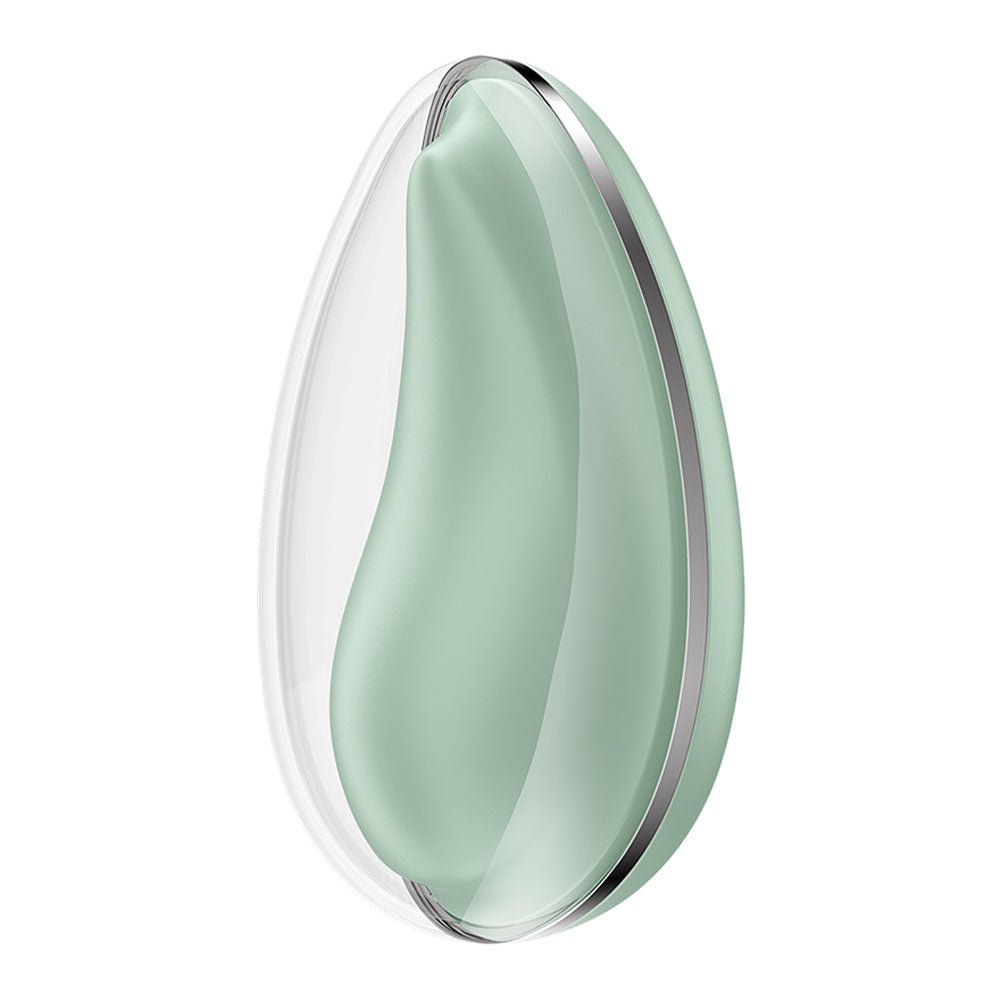 Satisfyer Drop To Go - Mint - Mint Green USB Rechargeable Clitoral Stimulator Satisfyer