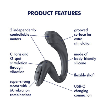 Satisfyer G for Goddess 3 dark grey Vibrator Satisfyer