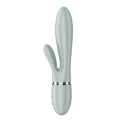 Satisfyer Pearl Bunny 2 - Green - Green 21.5 cm USB-C Rechargeable Rabbit Vibrator Satisfyer