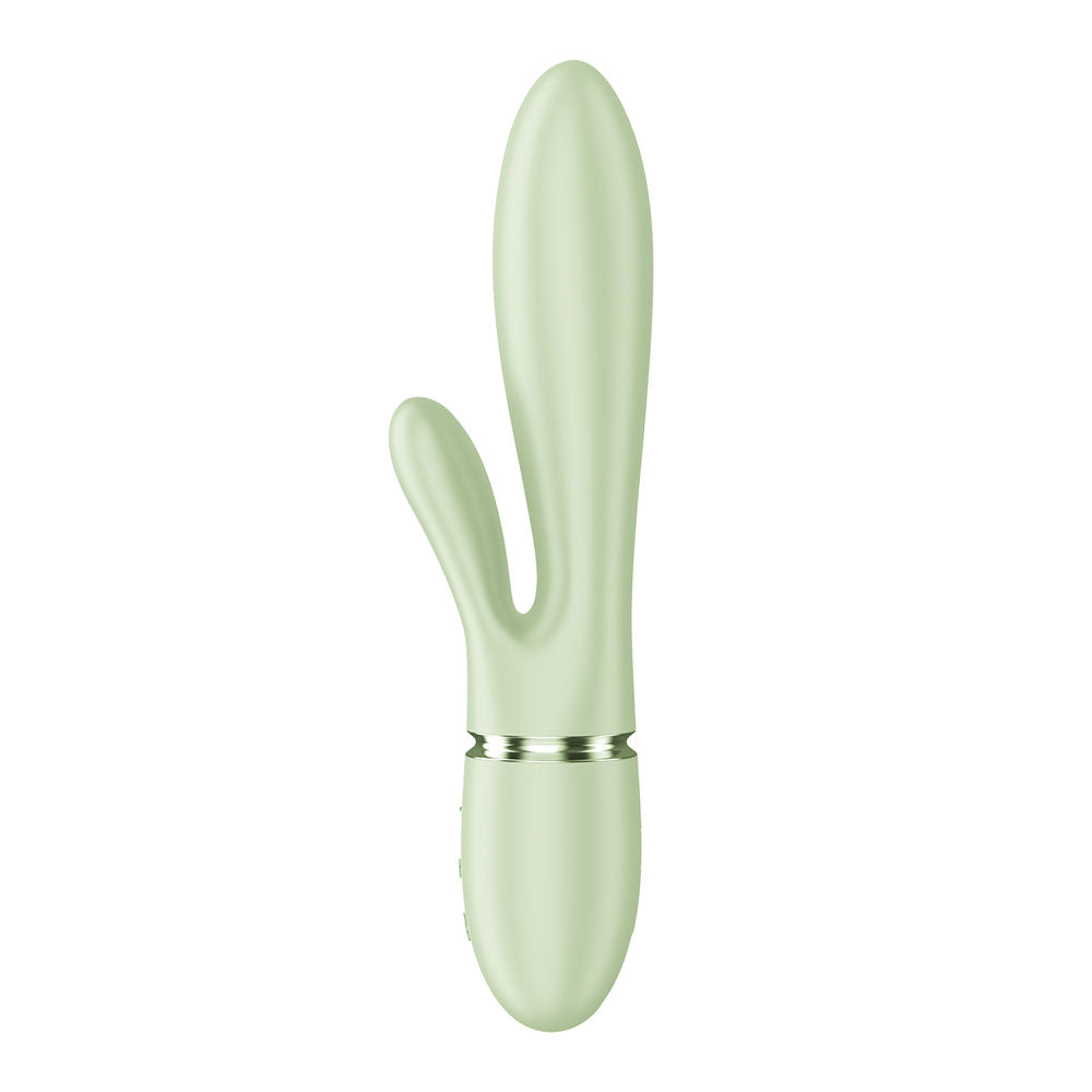 Satisfyer Pearl Bunny 2 - Light Green - Light Green 21.5 cm USB-C Rechargeable Rabbit Vibrator Satisfyer