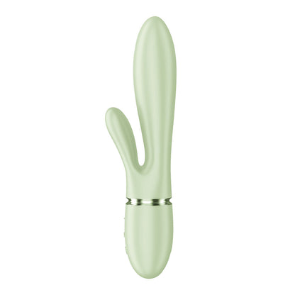 Satisfyer Pearl Bunny 2 - Light Green - Light Green 21.5 cm USB-C Rechargeable Rabbit Vibrator Satisfyer