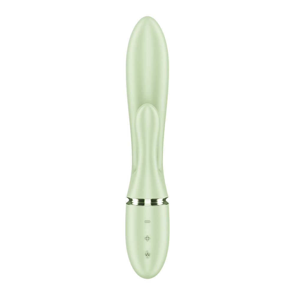 Satisfyer Pearl Bunny 2 - Light Green - Light Green 21.5 cm USB-C Rechargeable Rabbit Vibrator Satisfyer