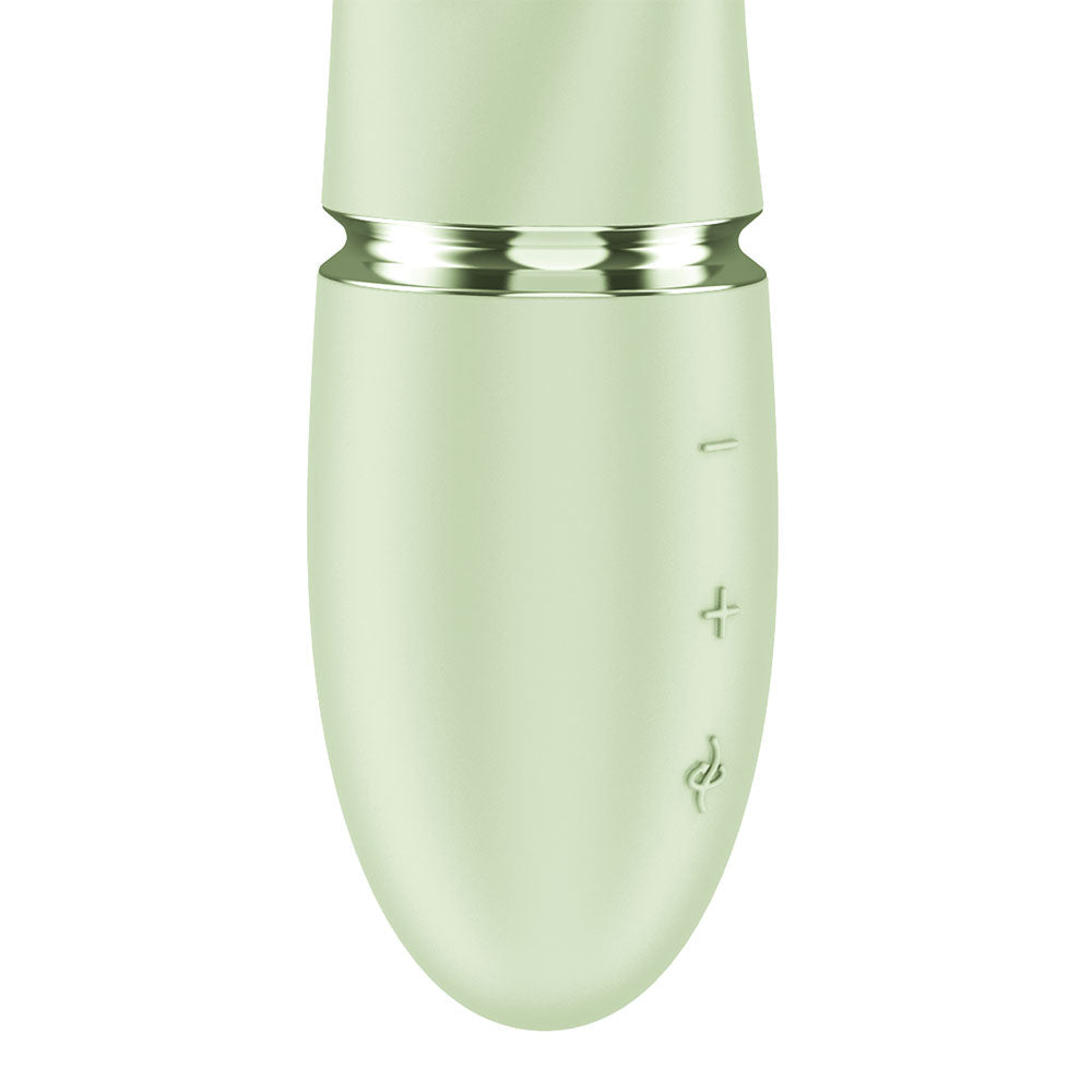 Satisfyer Pearl Bunny 2 - Light Green - Light Green 21.5 cm USB-C Rechargeable Rabbit Vibrator Satisfyer