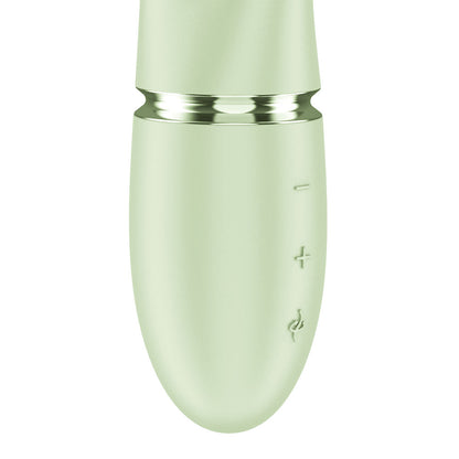 Satisfyer Pearl Bunny 2 - Light Green - Light Green 21.5 cm USB-C Rechargeable Rabbit Vibrator Satisfyer