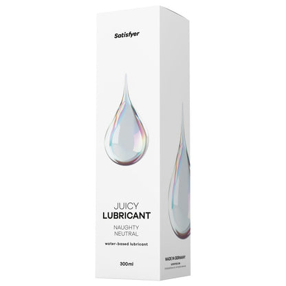 Satisfyer Juicy Lubricant 300 ml Naughty Neutral - Unscented Water Based Lubricant - 300 ml Bottle Satisfyer