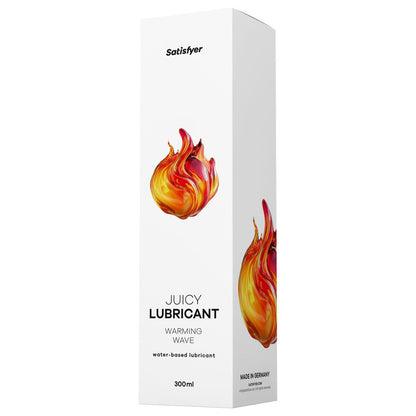 Satisfyer Juicy Lubricant 300 ml Warm Wave - Warming Water Based Lubricant - 300 ml Bottle Satisfyer