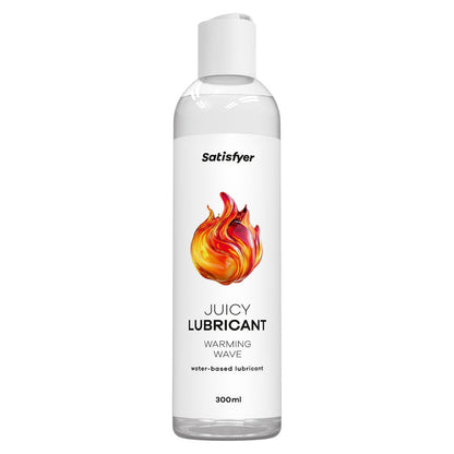 Satisfyer Juicy Lubricant 300 ml Warm Wave - Warming Water Based Lubricant - 300 ml Bottle Satisfyer