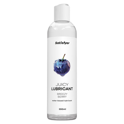 Satisfyer Juicy Lubricant 300 ml Breezy Berry - Blueberry Scented Water Based Lubricant - 300 ml Bottle Satisfyer