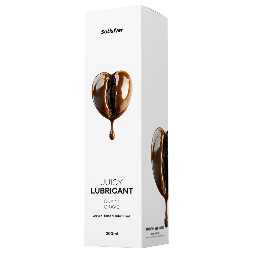 Satisfyer Juicy Lubricant 300 ml Crazy Crave - Coffee Scented Water Based Lubricant - 300 ml Bottle Satisfyer