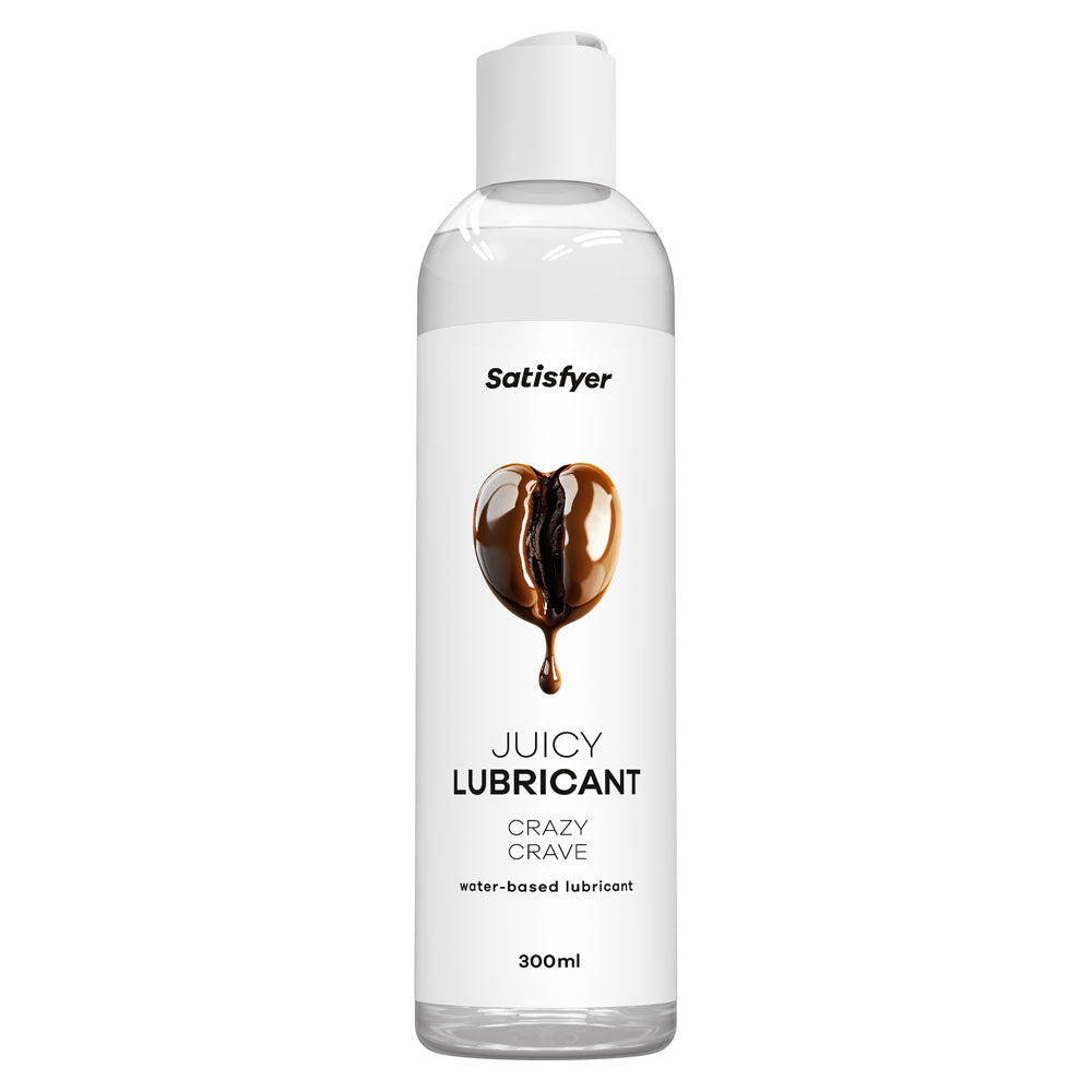 Satisfyer Juicy Lubricant 300 ml Crazy Crave - Coffee Scented Water Based Lubricant - 300 ml Bottle Satisfyer