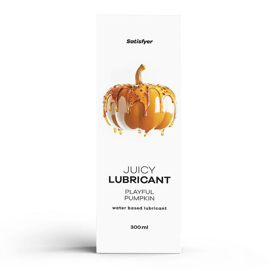 Satisfyer Juicy Lubricant 300 ml Playful Pumpkin - Pumpkin Spice Scented Water Based Lubricant - 300 ml Bottle Satisfyer