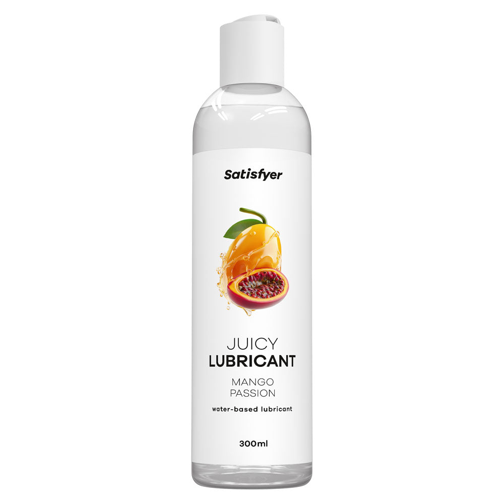 Satisfyer Juicy Lubricant 300 ml Mango Passion - Mango & Passionfruit Scented Water Based Lubricant - 300 ml Bottle Satisfyer