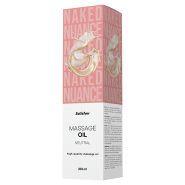 Satisfyer Massage Oil 250 ml Neutral - Unscented Massage Oil - 250 ml Bottle Satisfyer