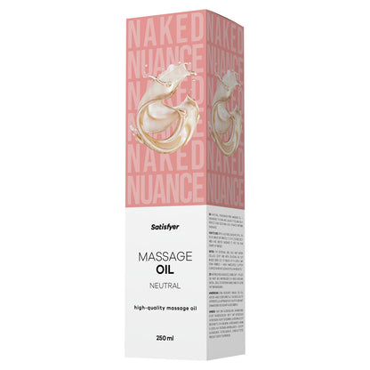Satisfyer Massage Oil 250 ml Neutral - Unscented Massage Oil - 250 ml Bottle Satisfyer
