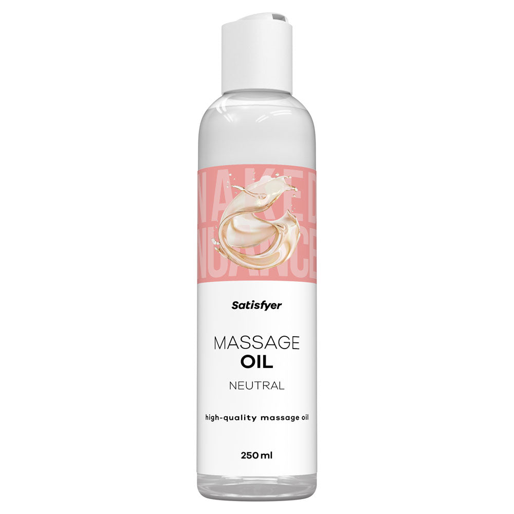Satisfyer Massage Oil 250 ml Neutral - Unscented Massage Oil - 250 ml Bottle Satisfyer
