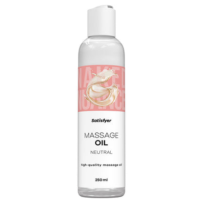Satisfyer Massage Oil 250 ml Neutral - Unscented Massage Oil - 250 ml Bottle Satisfyer