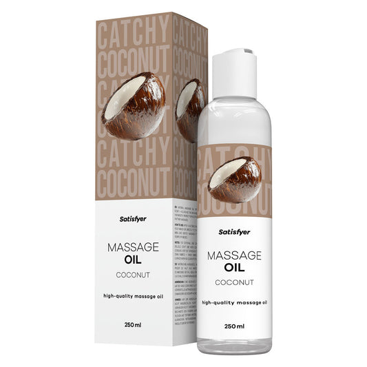 Satisfyer Massage Oil 250 ml Coconut - Coconut Scented Massage Oil - 250 ml Bottle Satisfyer