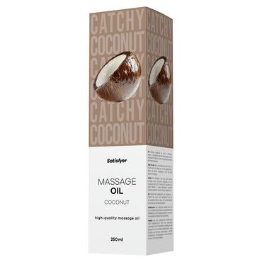Satisfyer Massage Oil 250 ml Coconut - Coconut Scented Massage Oil - 250 ml Bottle Satisfyer