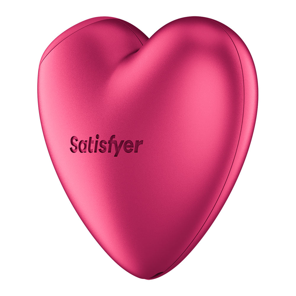 Satisfyer Cutie Heart - Battery Operated - Pink Air Pulsation Stimulator with Vibration Satisfyer