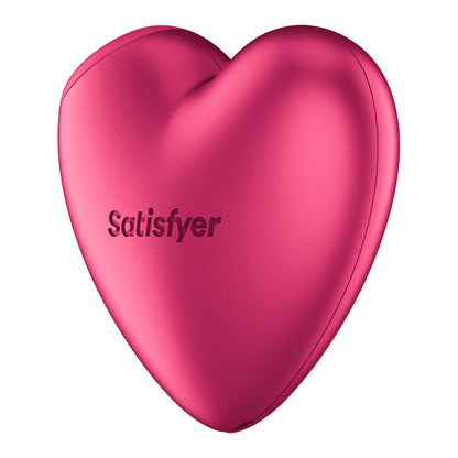 Satisfyer Cutie Heart - Battery Operated - Pink Air Pulsation Stimulator with Vibration Satisfyer