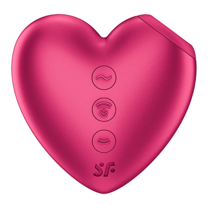 Satisfyer Cutie Heart - Battery Operated - Pink Air Pulsation Stimulator with Vibration Satisfyer