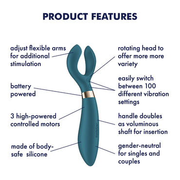 Satisfyer Endless Fun - Battery Series - Green 23.5 cm Stimulator Satisfyer