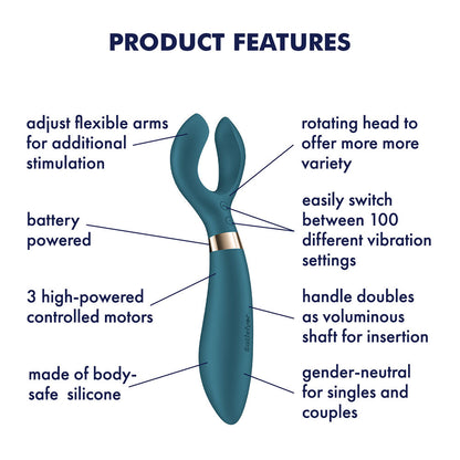 Satisfyer Endless Fun - Battery Series - Green 23.5 cm Stimulator Satisfyer