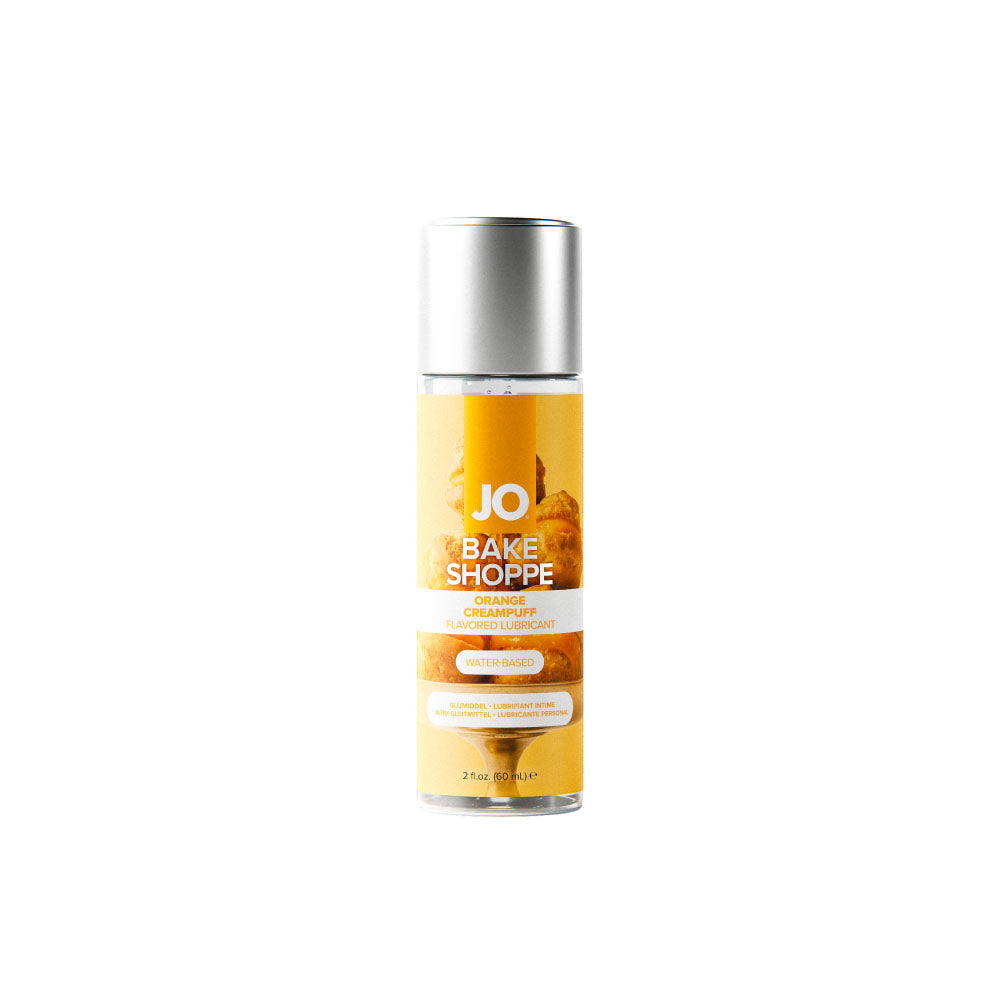 JO Bake Shoppe - Orange Creampuff - Orange Creampuff Flavoured Water Based Lubricant - 60 ml Bottle JO