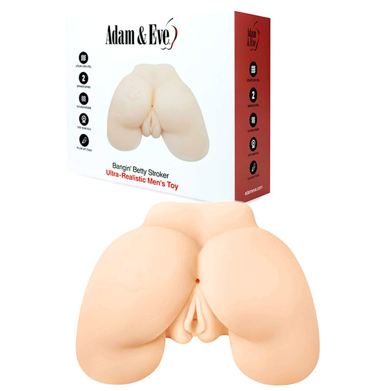 Adam & Eve Bangin' Betty - Flesh Doggy-Style Masturbator Adam & Eve