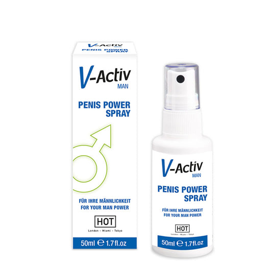 HOT V-Activ Penis Power Spray - Enhancer Spray for Men - 50 ml Bottle Default Title - Club X