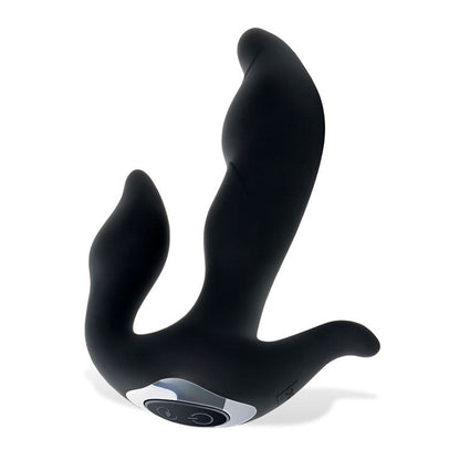 Adam & Eve 3-Point Prostate Massager - Black USB Rechargable Vibrating Prostate Massager Adam & Eve