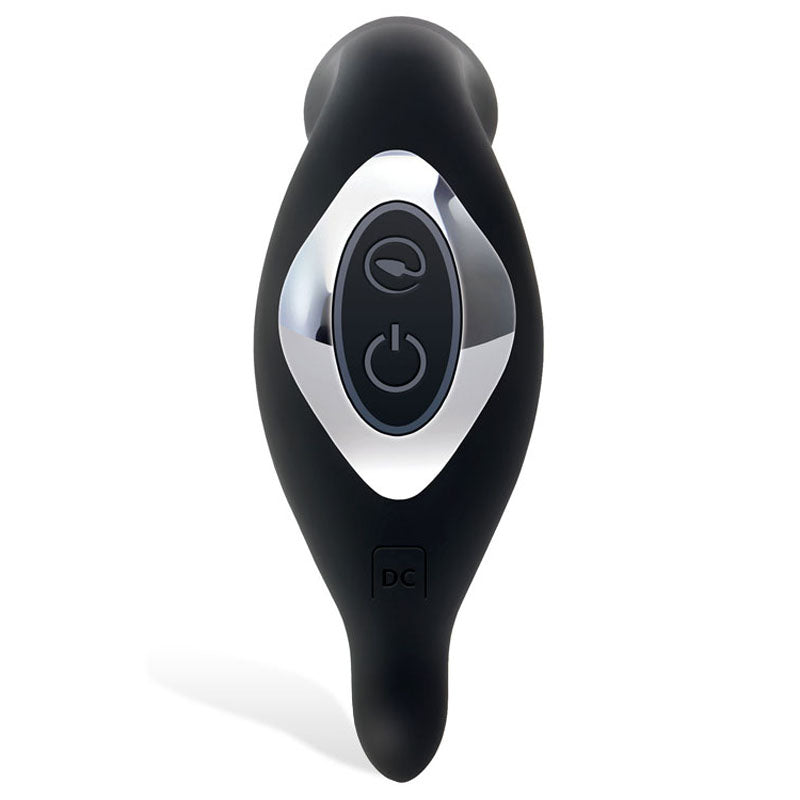 Adam & Eve 3-Point Prostate Massager - Black USB Rechargable Vibrating Prostate Massager Adam & Eve