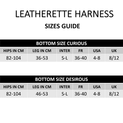 Strap-on-me Leatherette Harness Curious  - Club X