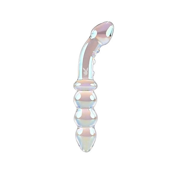 Playboy Pleasure Jewels Double Glass Dildo  - Club X