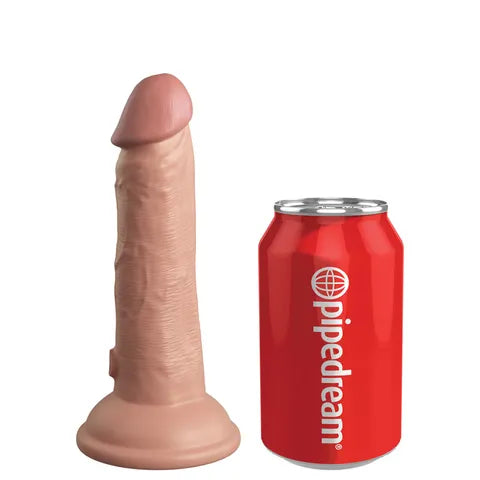 King Cock Elite 6'' Dual Density Cock - Flesh 15.2 cm Dong  - Club X