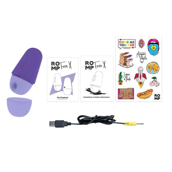 ROMP Free X Clitoral Stimulator - Purple  - Club X