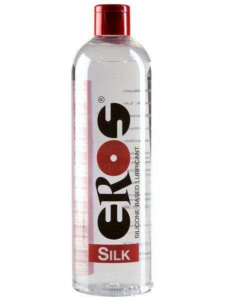 Eros Silk Silicone Based Lubricant Bottle Extremely Long Lasting 500ml  - Club X